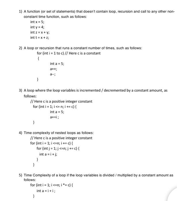 Solved 1) A function (or set of statements) that doesn't | Chegg.com