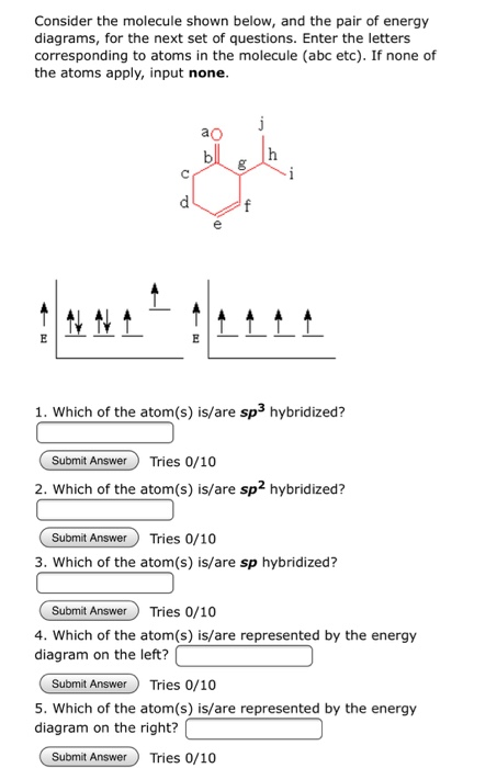 Solved Consider The Molecule Shown Below, And The Pair Of | Chegg.com