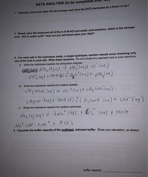 Solved 1. typically, how much does the pH increase each time | Chegg.com
