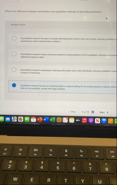 Solved What is the difference between quantitative and | Chegg.com