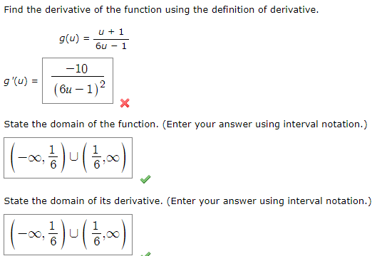 Solved Find the derivative of the function using the | Chegg.com