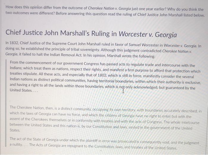 which of the following is true about chief justice john marshall