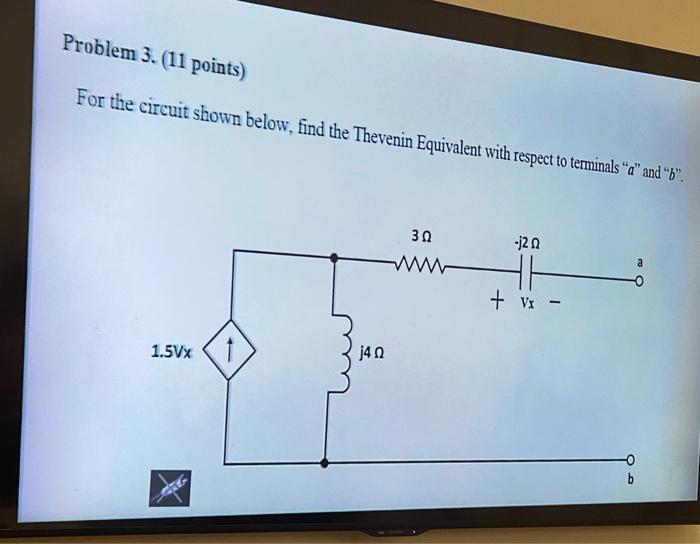 Solved For the circuit shown below, find the Thevenin | Chegg.com