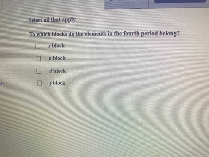 Solved Select all that apply. To which blocks do the | Chegg.com
