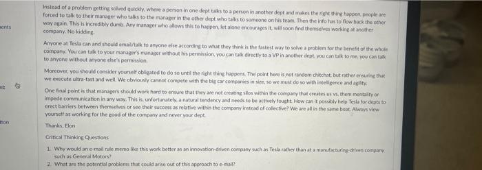 Solved Read the following case study and answer the | Chegg.com