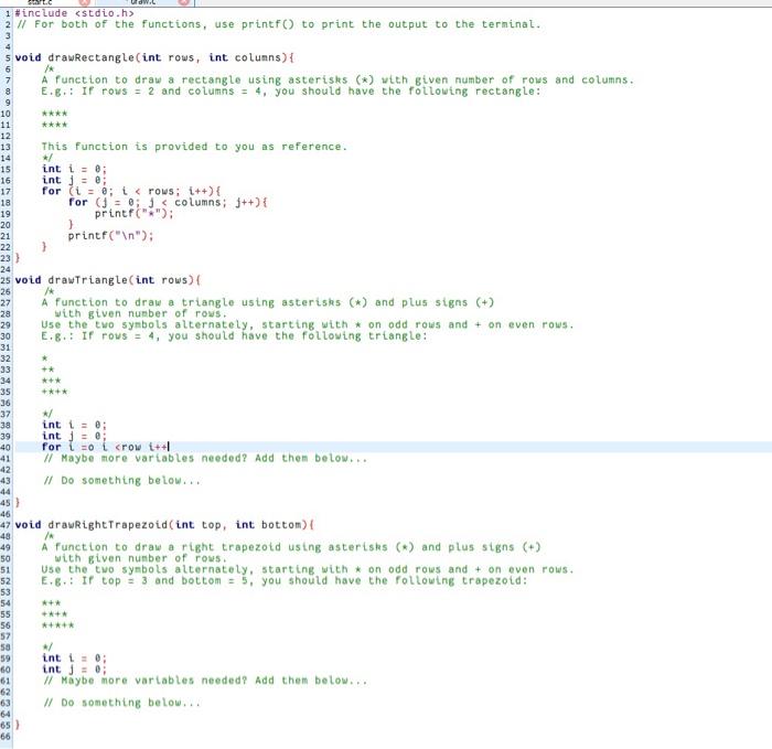 Solved 4.1 Drawing a Rectangle (Provided as Reference) The | Chegg.com