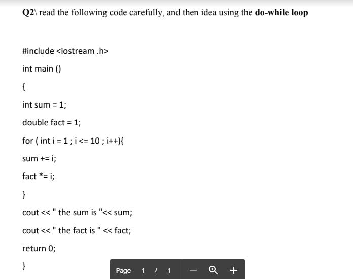 Solved Q2 read the following code carefully, and then idea | Chegg.com