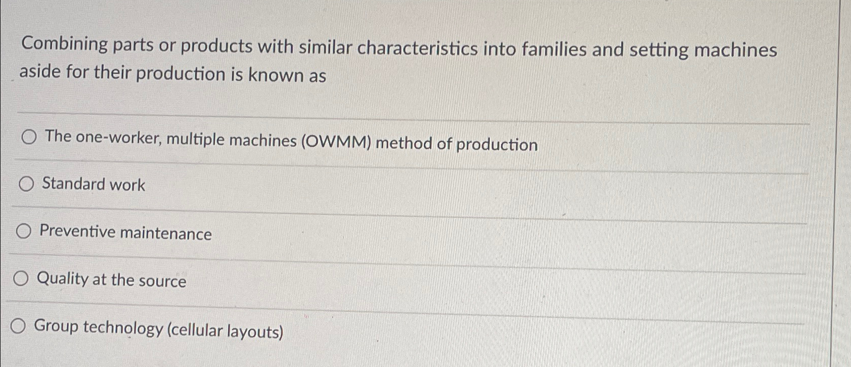 Solved Combining parts or products with similar | Chegg.com