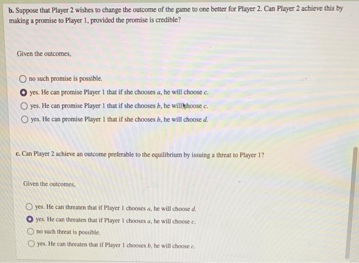 Solved Consider the accompanying game, played by Player 1 | Chegg.com