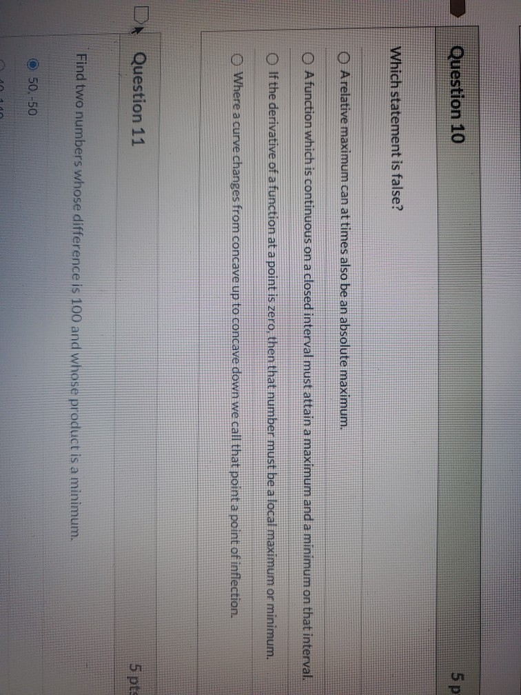 Solved Question 8 5 pts The Graph pictured below shows the | Chegg.com