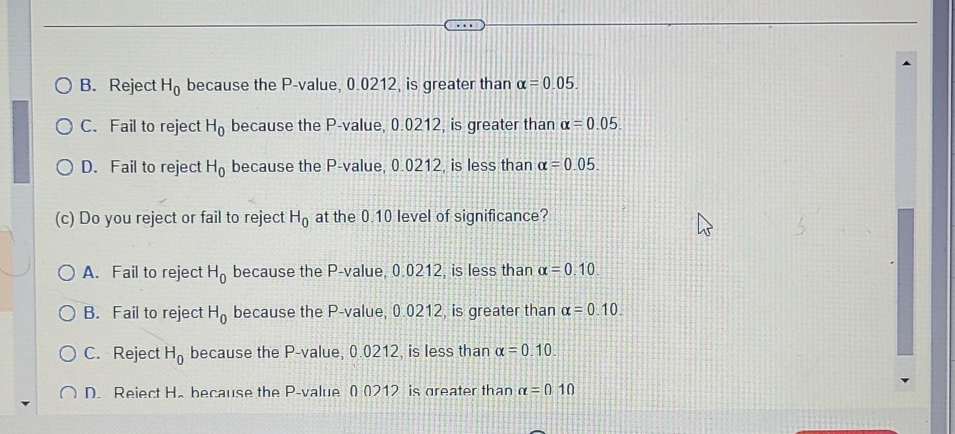 hypothesis test p value meaning