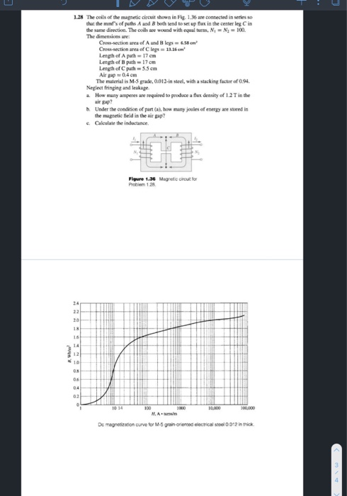 Solved EE 262: Electrical Machines ! Assignment-1 1.1 A | Chegg.com