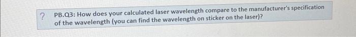 Overview: Using a laser and a double slit slide, you | Chegg.com