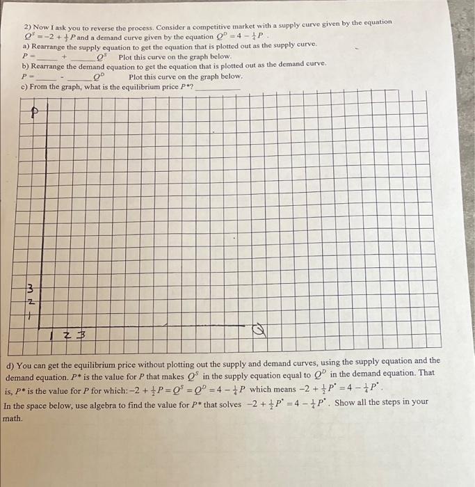 Solved Econ 362, Hanes First problem set on graphing 1) The | Chegg.com