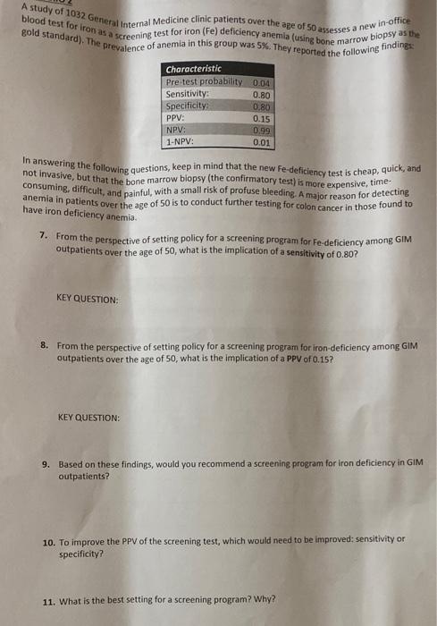 solved-blood-test-for-iron-as-a-screening-test-for-iron-fe-chegg