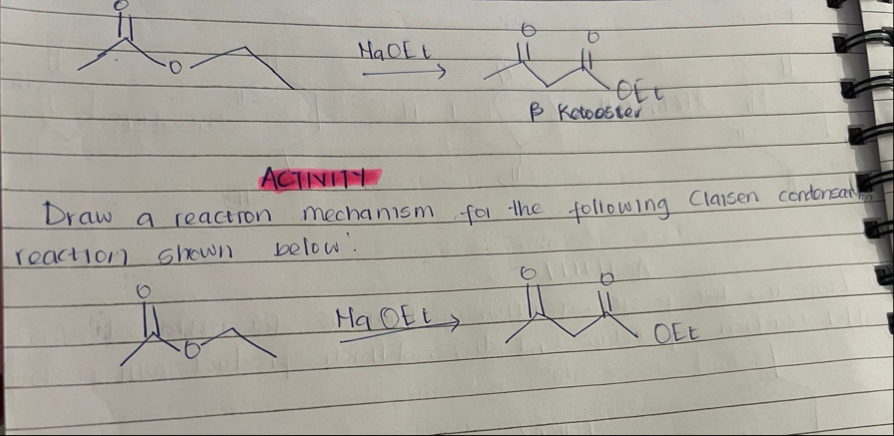 →?(1)NoClDraw a reactron mechanism for the following | Chegg.com