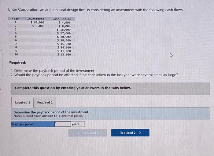 solved-unter-corporation-an-architectural-design-firm-is-chegg