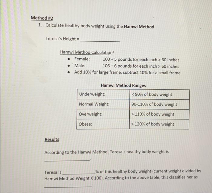 Solved Body Composition & Energy Balance Introduction How do | Chegg.com