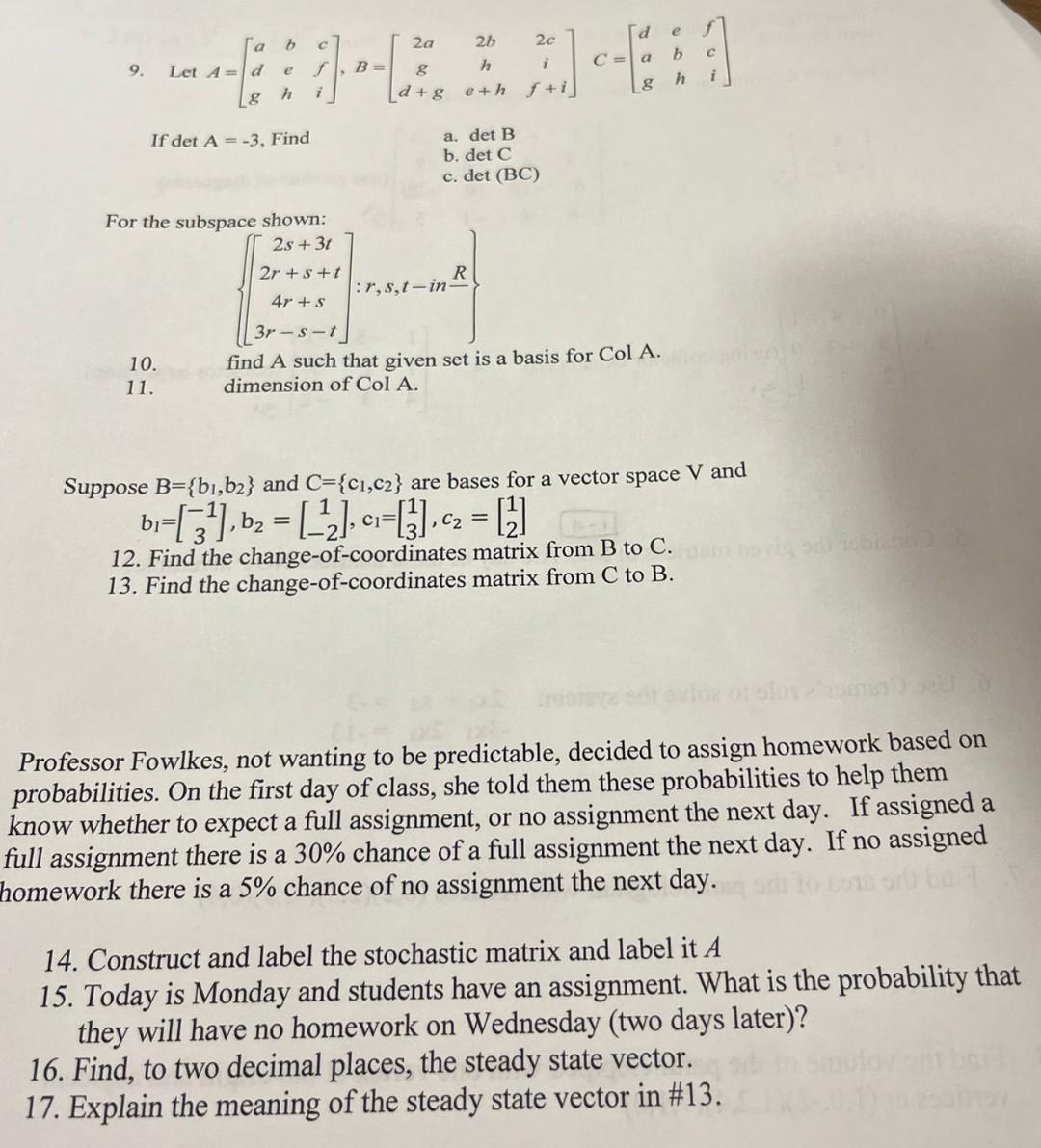 Solved 9. Let | Chegg.com