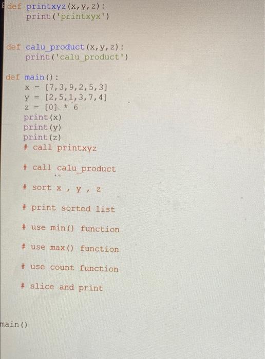 Solved can i get help modifying this code so it fits the | Chegg.com