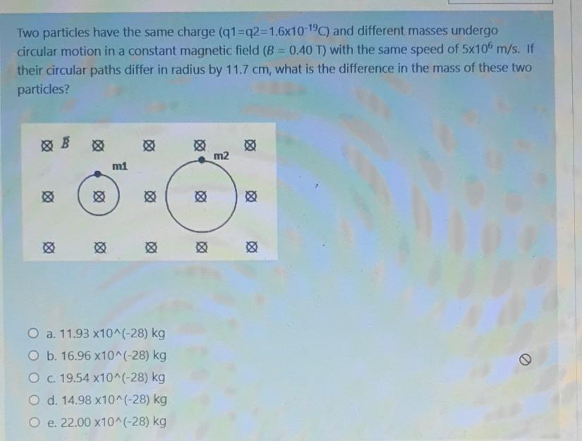 Solved Two particles have the same charge (91=42=1.6x10-19C) | Chegg.com