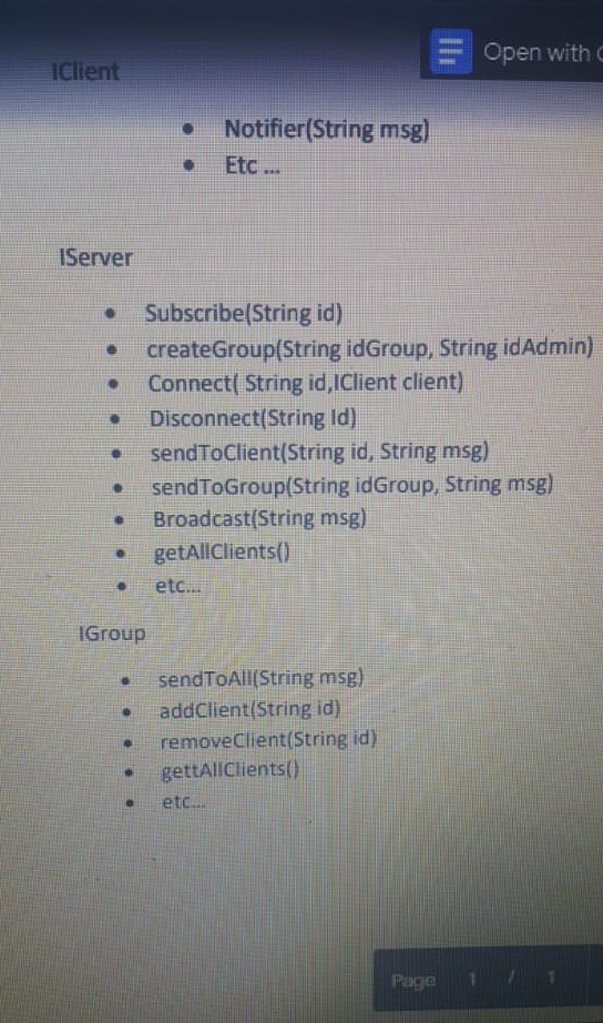 programmed with java using RMI to programmed java | Chegg.com