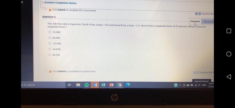 Solved Question Completion Status: Click Submit to complete | Chegg.com