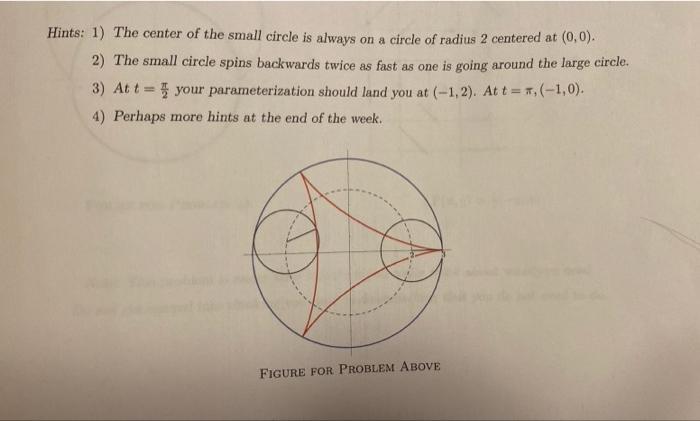 Solved 1) We are given a circle of radius 3 and letting a | Chegg.com