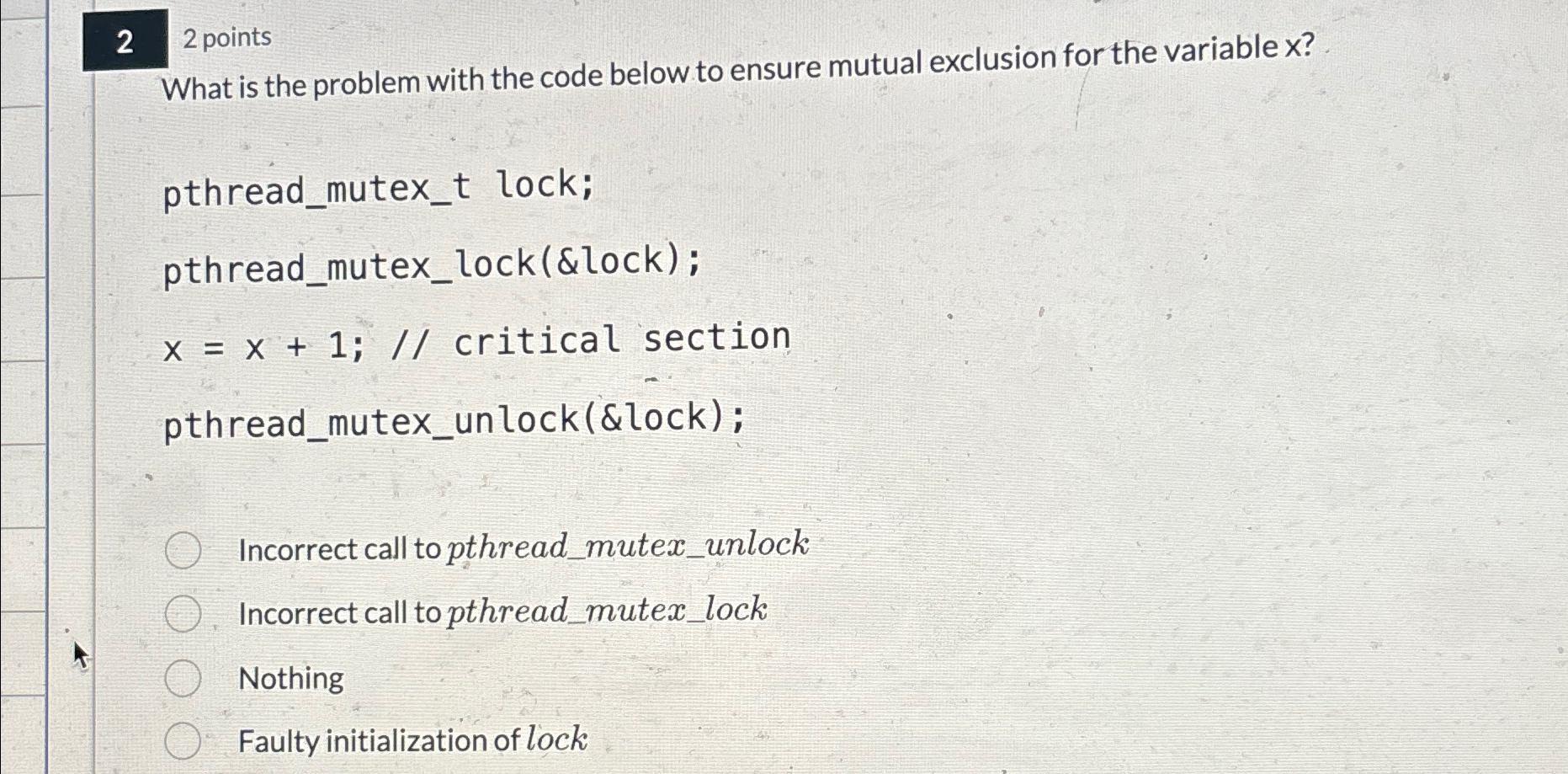 Solved 22 ﻿pointsWhat is the problem with the code below to | Chegg.com