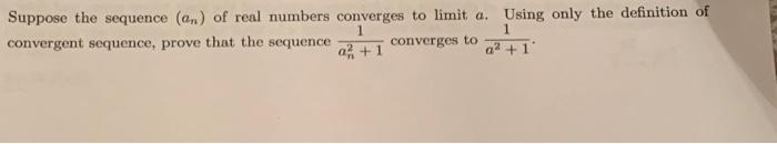 Solved Real Analysis class: please provide step by step | Chegg.com