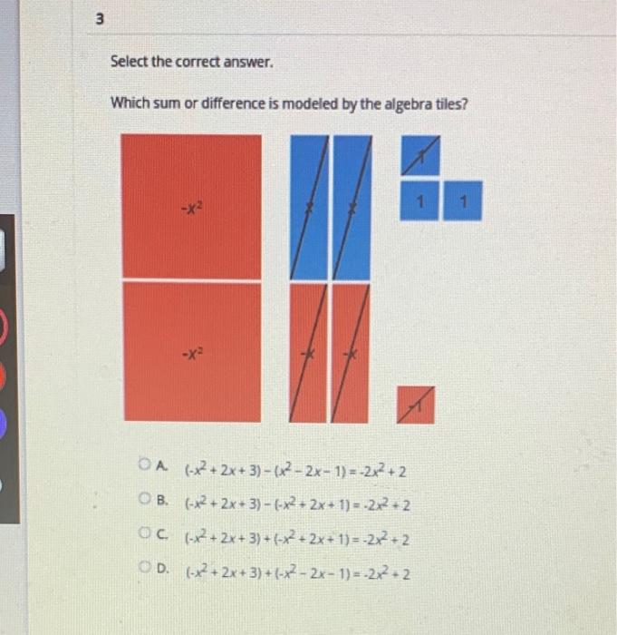 Solved Select the correct answer. Which expression is
