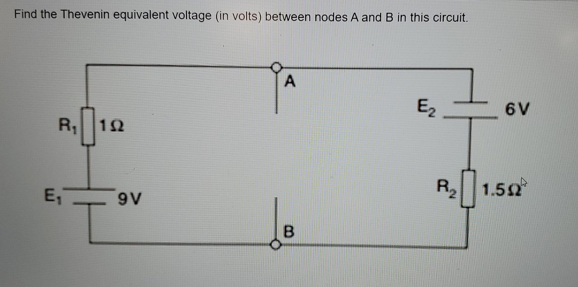 Solved Calculate The Voltage (in Volts) Across R2 In This | Chegg.com