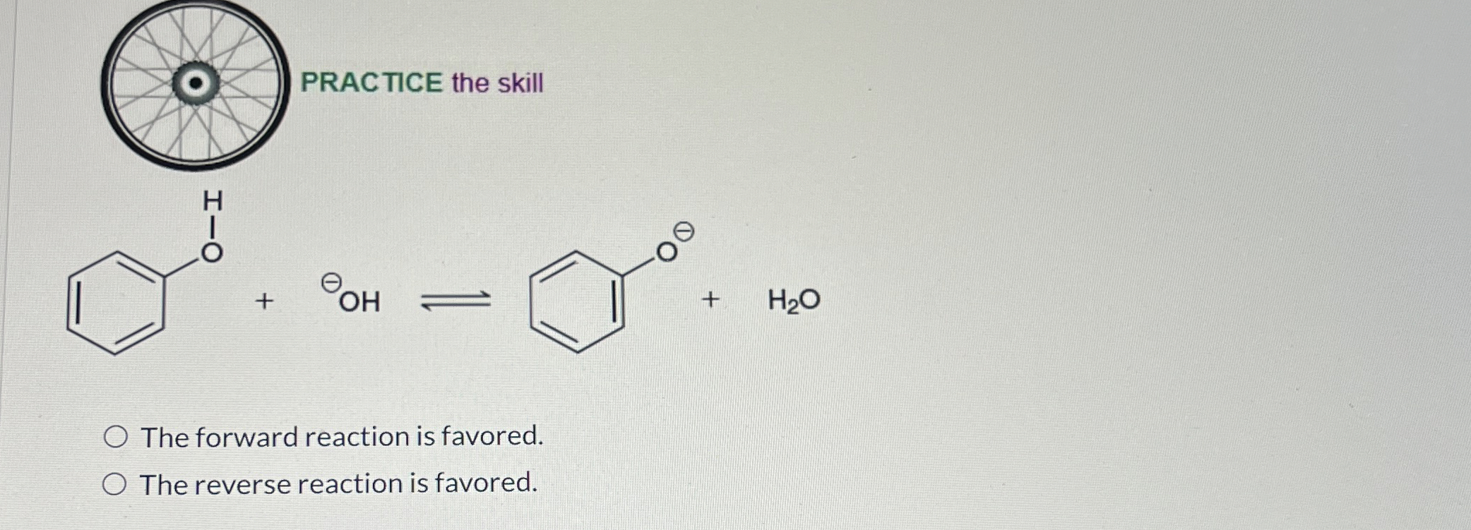 Solved The forward reaction is favored.The reverse reaction | Chegg.com