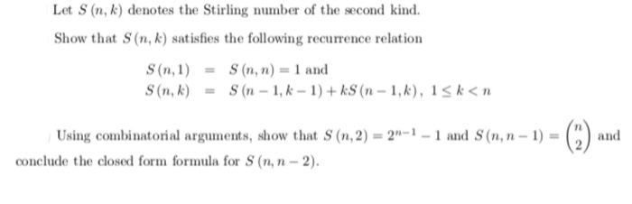 PDF) A recurrence formula for the first kind Stirling numbers