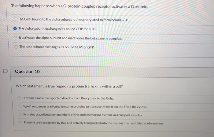 G protein alpha subunit structures comparison