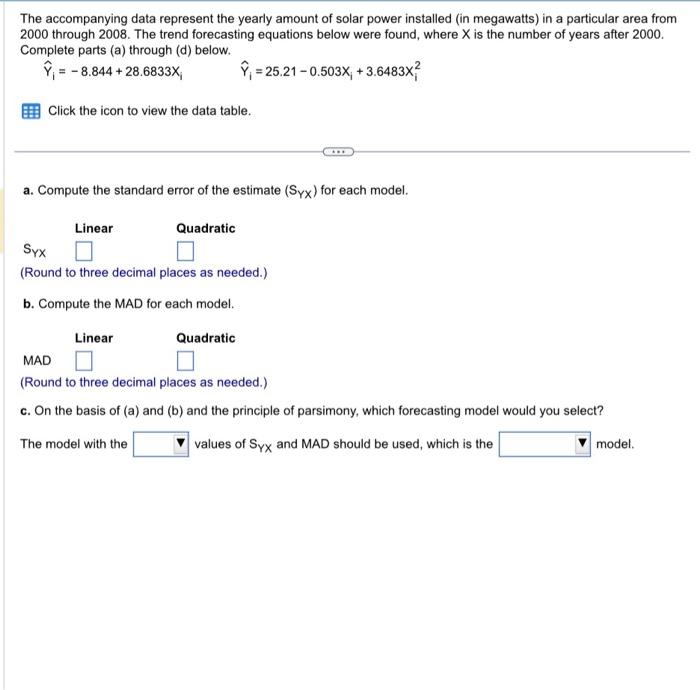 Solved please answer all parts. This is my third time | Chegg.com