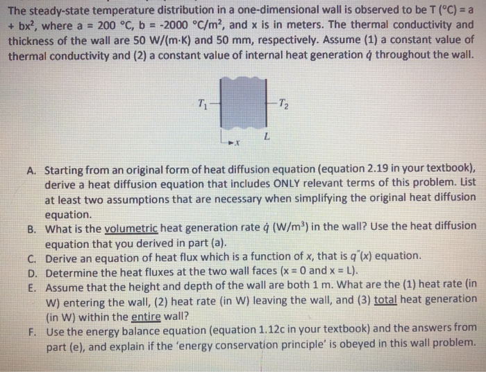 Solved The steady-state temperature distribution in a | Chegg.com