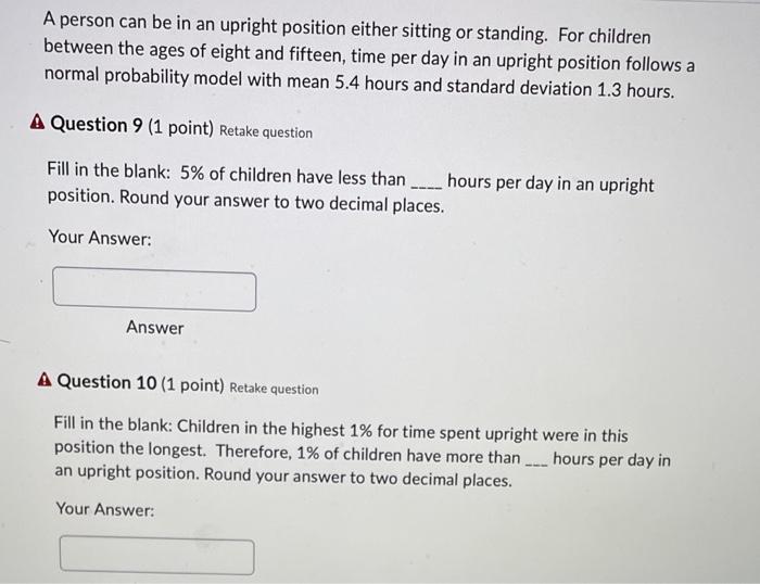 Solved A person can be in an upright position either sitting