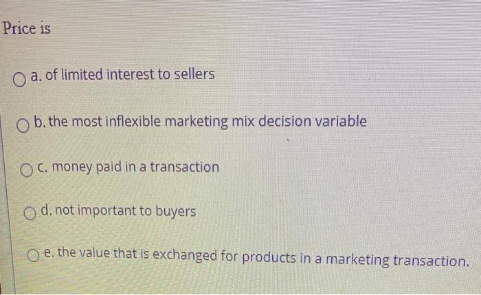 Solved The Purpose Of Market Segmentation Is To A Divide A | Chegg.com