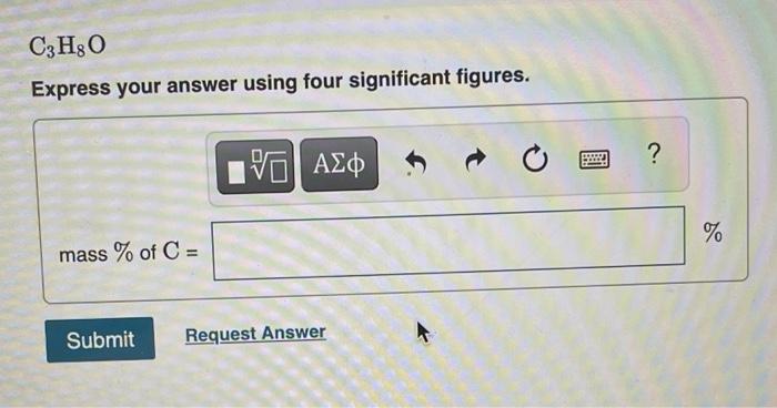 Solved Calculate the mass percent composition of carbon in Chegg