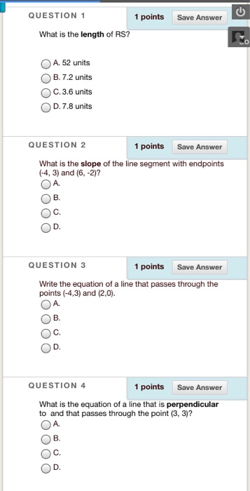 Solved QUESTION 1 1 points Save Answer What is the length of | Chegg.com