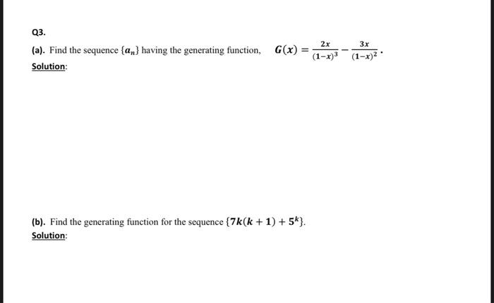 Solved Please I want to solve all the paragraphs with the | Chegg.com
