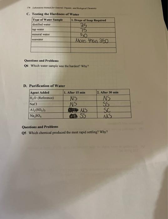 Solved 1. What is an insoluble salt? PreLab Study Questions