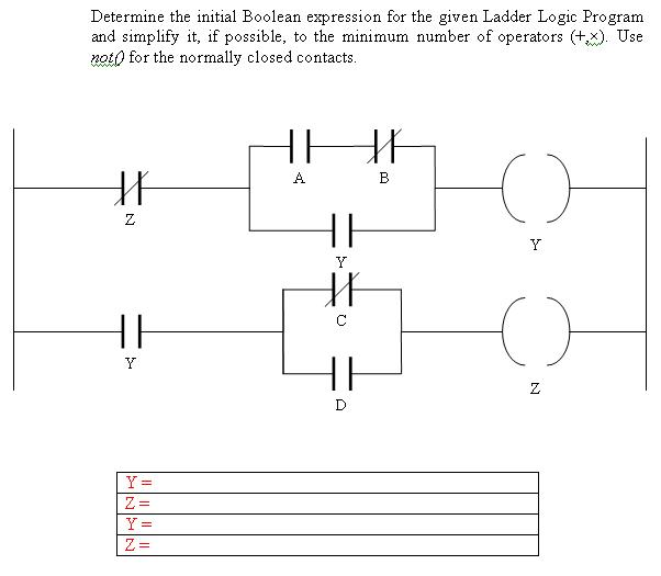 Solved Determine the initial Boolean expression for the Chegg