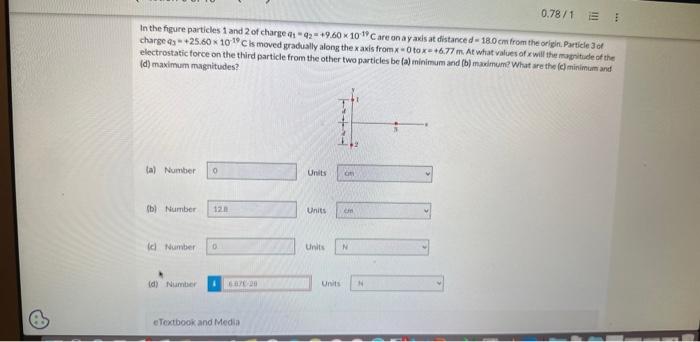 Solved In The Figure Particles 1 And 2 Of Charge | Chegg.com