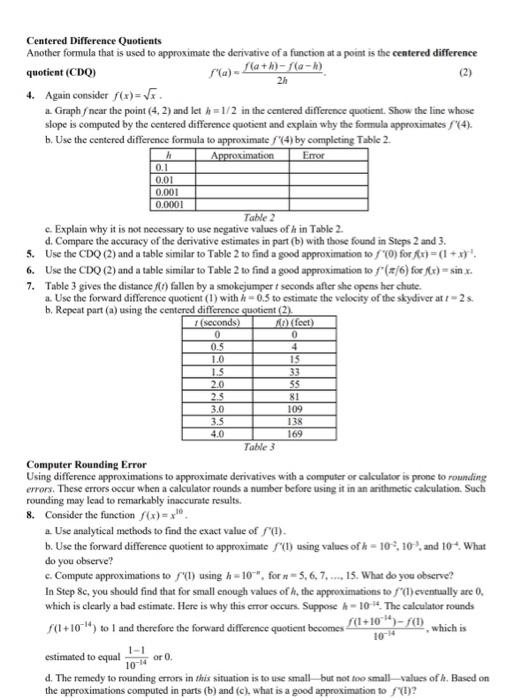 Difference deals quotient calculator