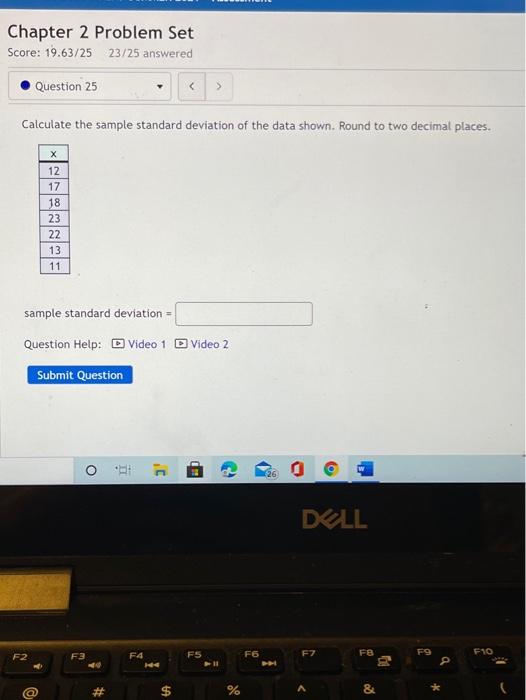 Solved Chapter 2 Problem Set Score: 19.63/25 23/25 answered | Chegg.com