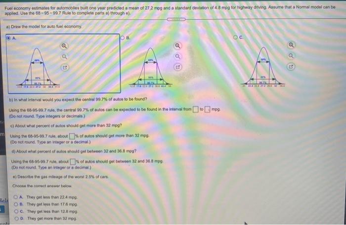 solved-fuel-economy-estimates-for-automobiles-built-one-year-chegg