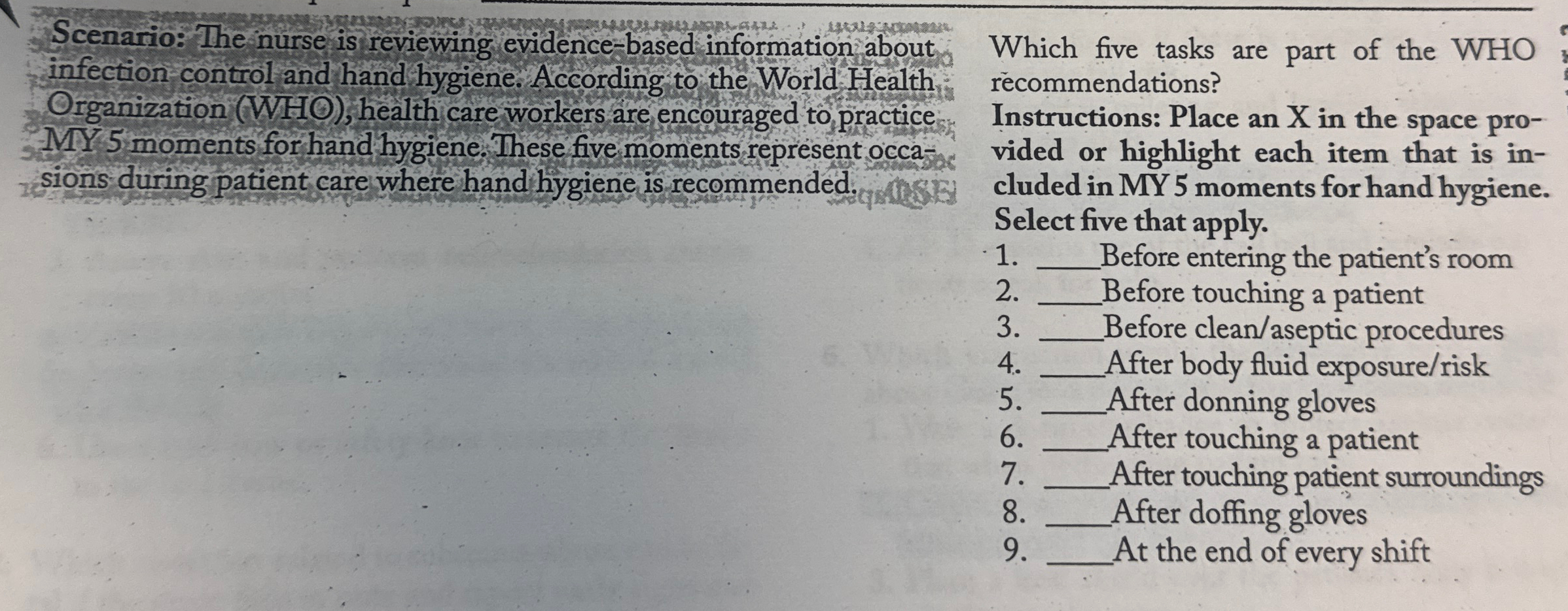 Solved Scenario The nurse is reviewing evidencebased