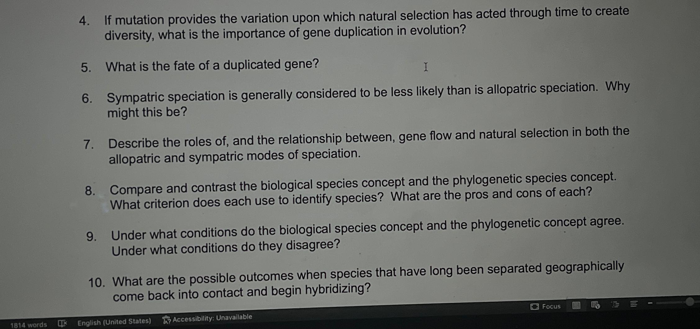 Solved If mutation provides the variation upon which natural | Chegg.com